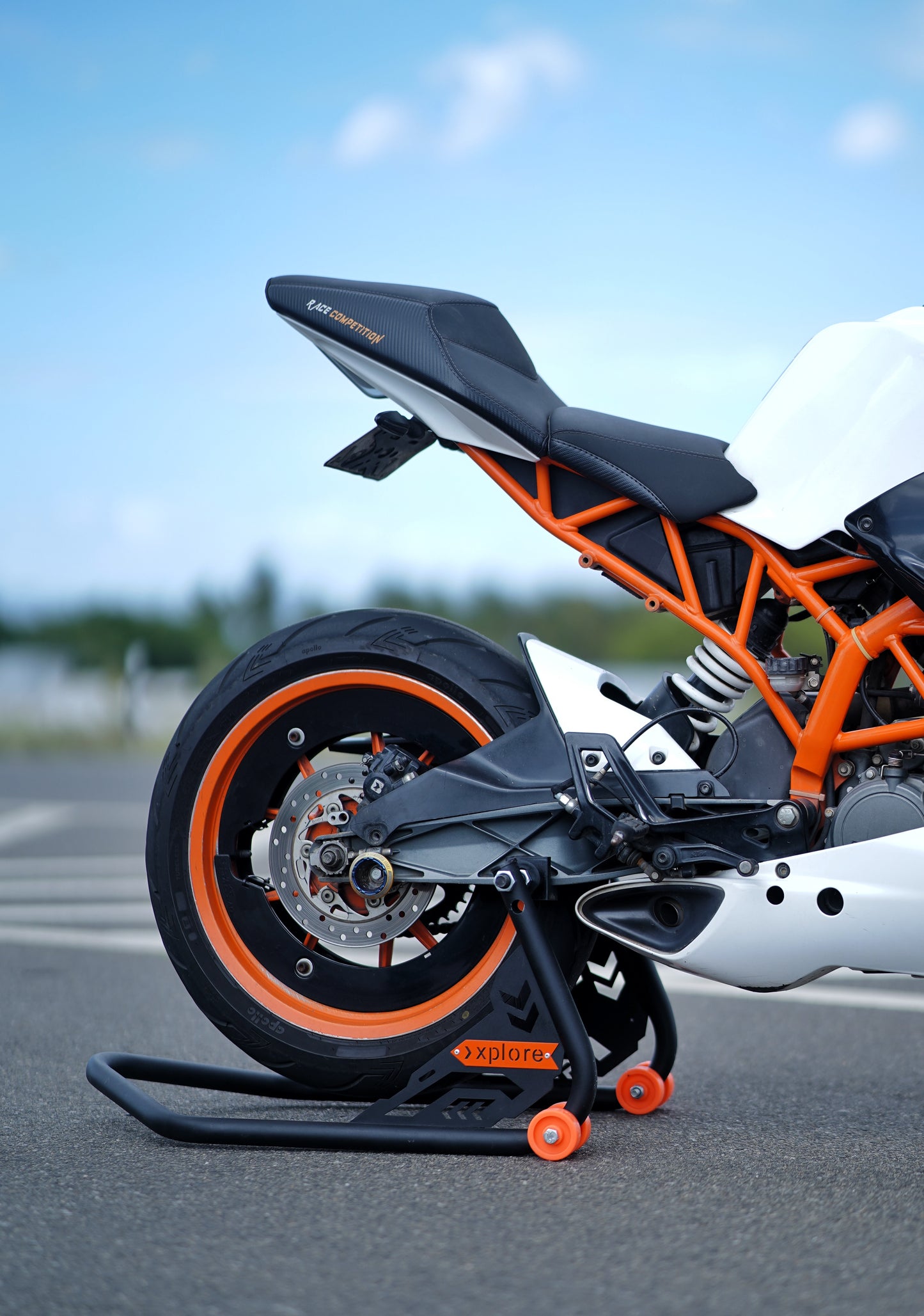 Paddock Stand For Bike|Explore Marvel Edition Universal Paddock Stand With Spool And Swingarm Lift Holders