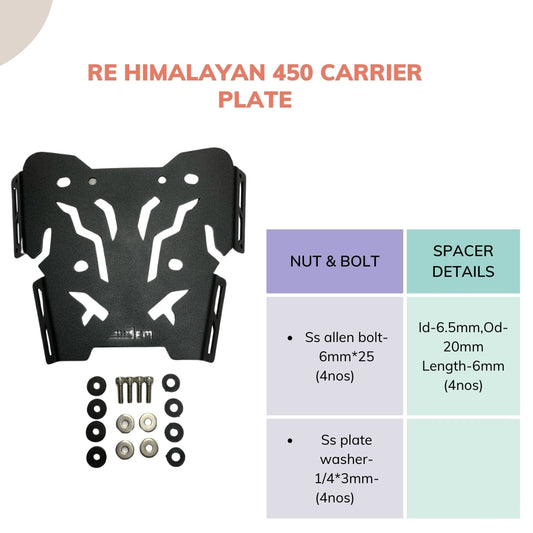 Jorjem himalayan 450 luggage plate [model-2]
