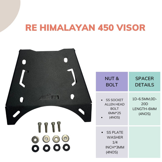 Jorjem metalic visor for himalayan 450