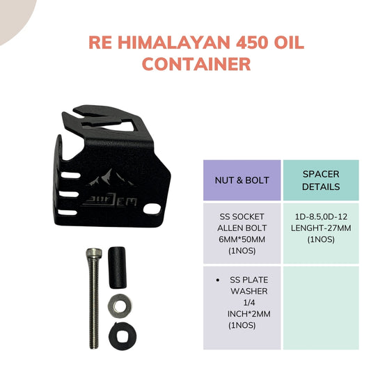 Jorjem oil container guard for himalayan 450