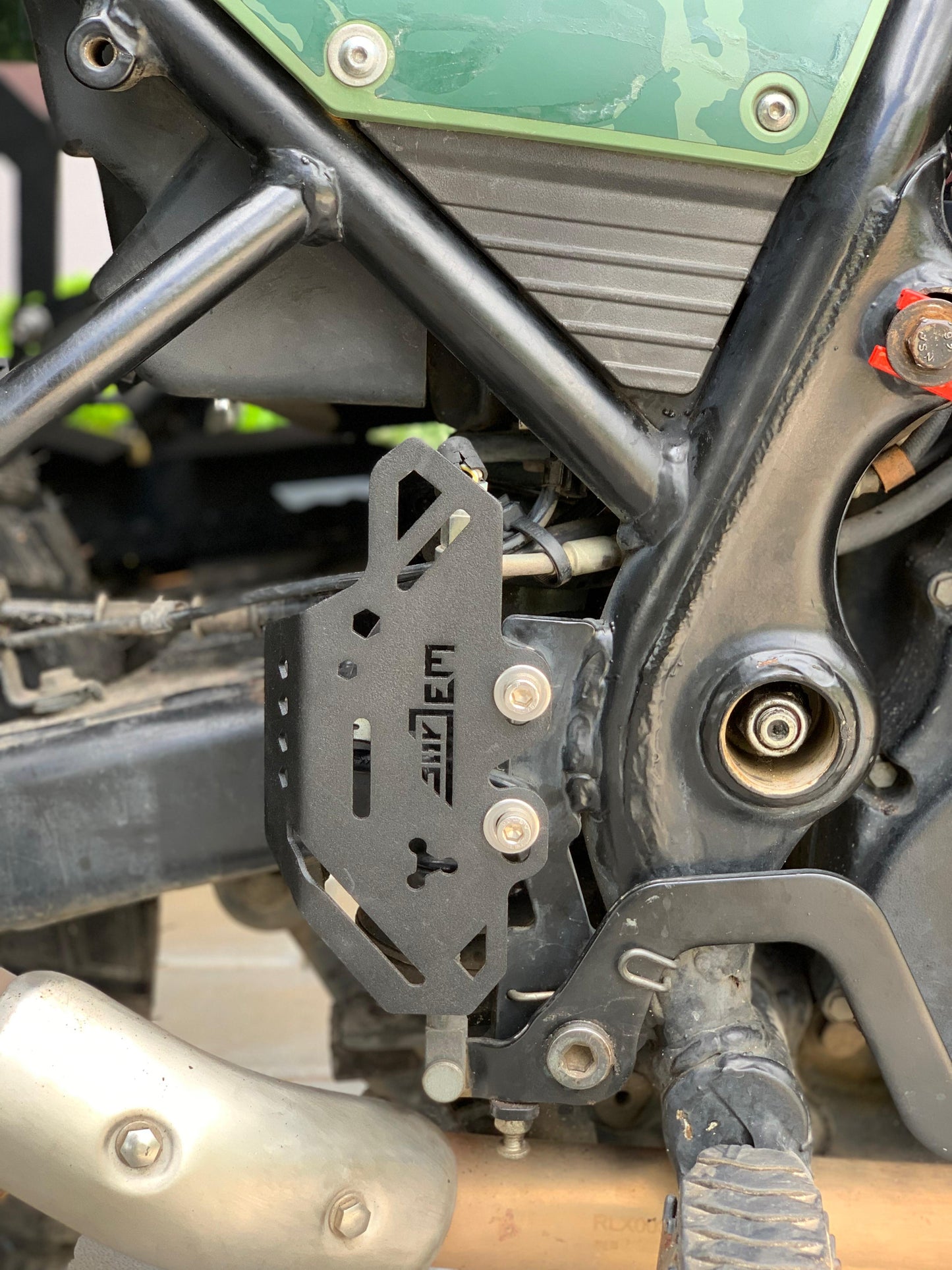 Master cylinder guard for himalayan 411