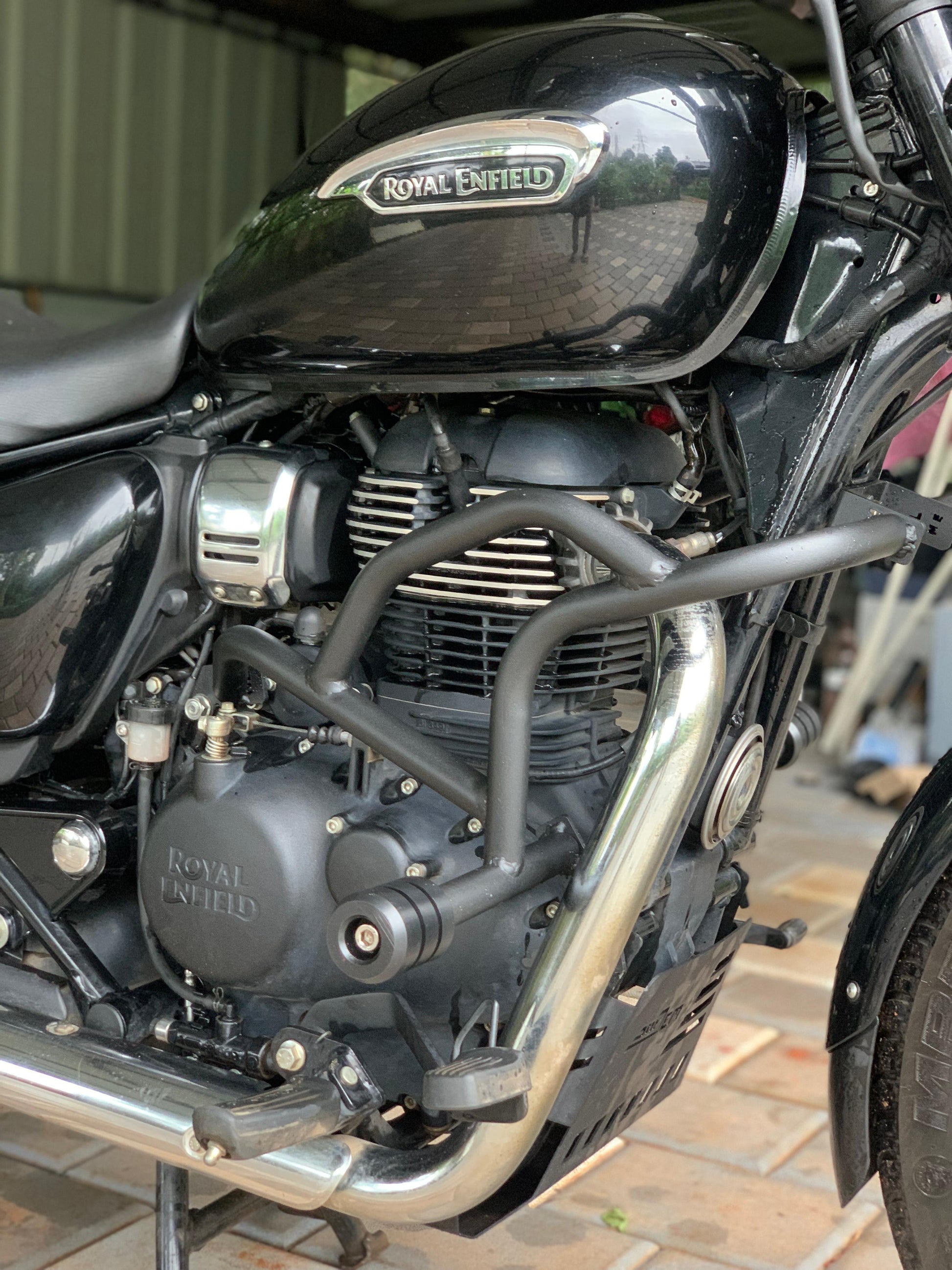 meteor 350 crash guard 