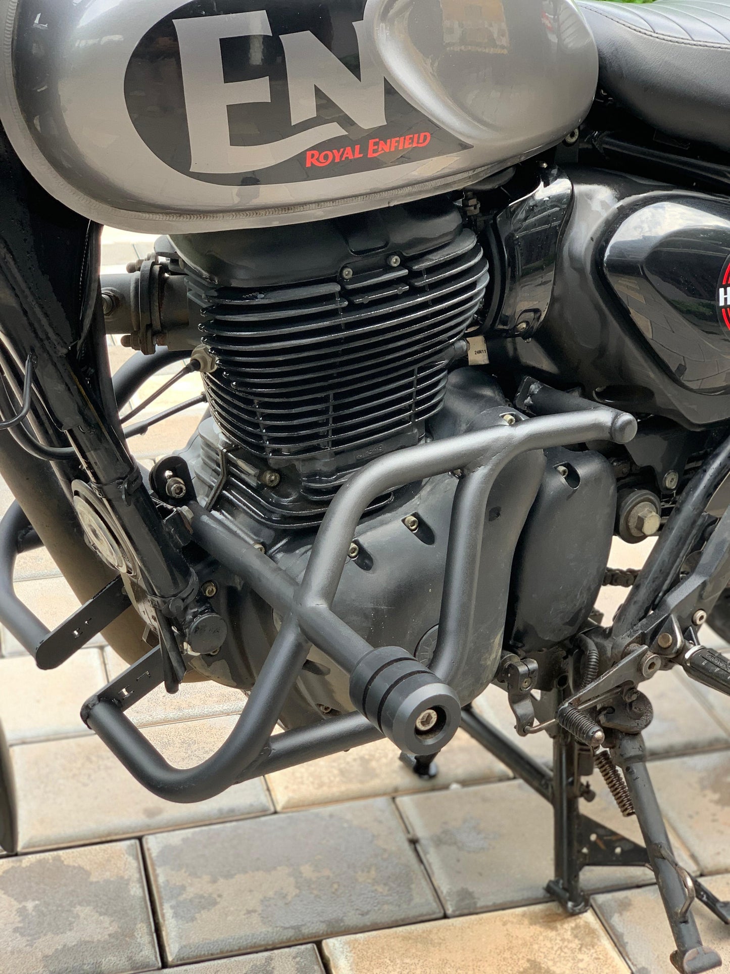 royal enfield hunter 350 crash  guard