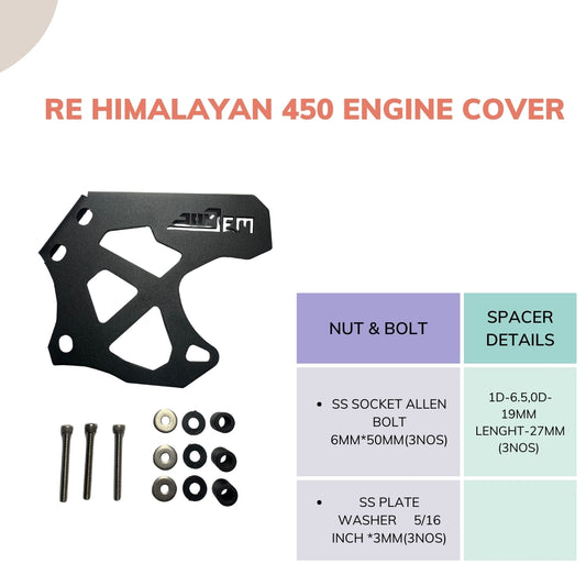 Jorjem engine side cover for himalayan 450